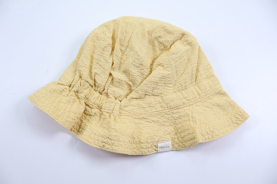Sun hat in organic cotton from Liewood - Size 116/122 - Yellow