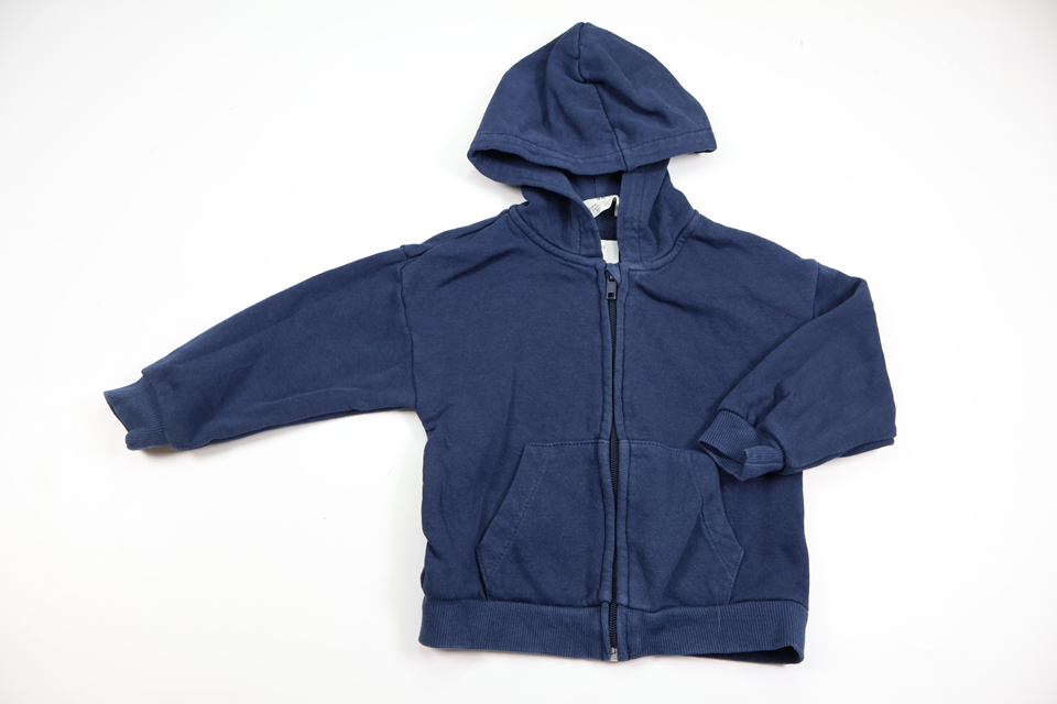 Hooded jacket from H&M - Size 92 - Navy blue