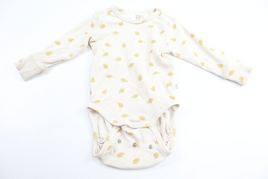 Ribbed lemon bodysuit from BEBE - Size 60 - Off-white