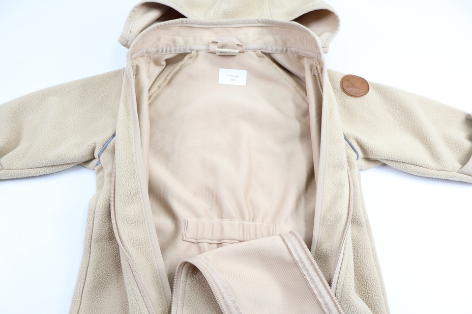 Vindfleeceoverall från Kuling - Storlek 80 - Beige
