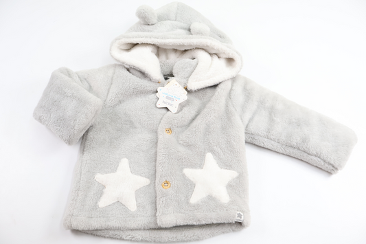 Tuc Tuc Fleece Hoodie - Size 68/74 - Grey