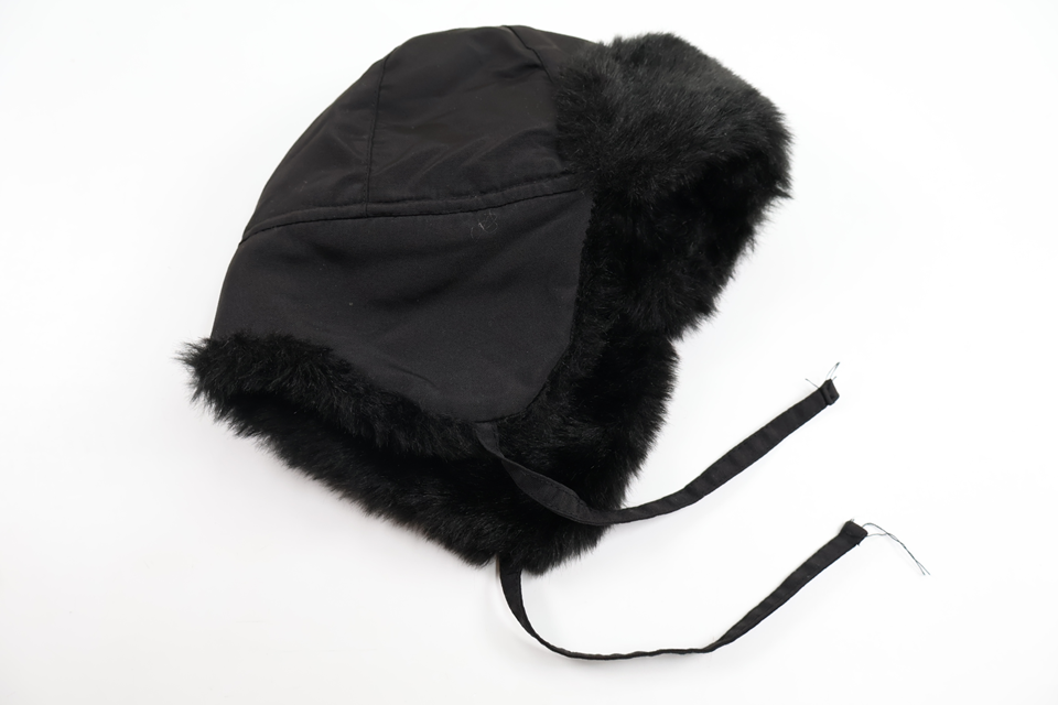 Fleece-lined winter hat from Parvel - Size 48 - Black