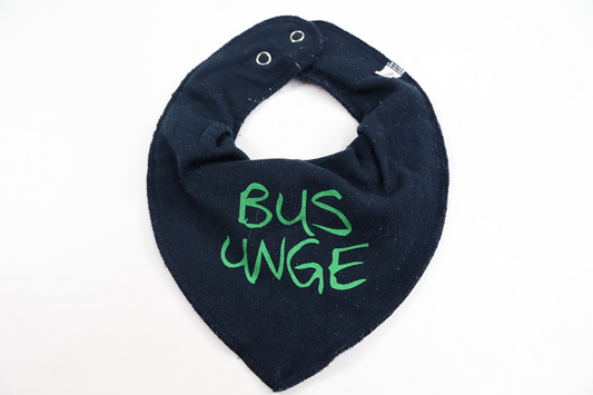 Bib "Naughty Little One" from Pippi - Size One size - Navy blue