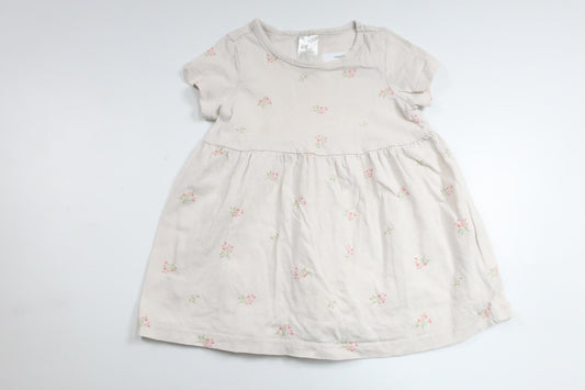 Floral dress from H&M - Size 74 - Off-white