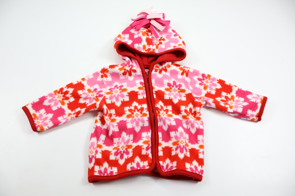 Fleece hoodie from Place - Size 68 - Red