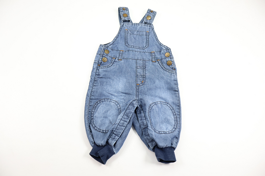Lined dungarees from Lindex - Size 62 - Denim