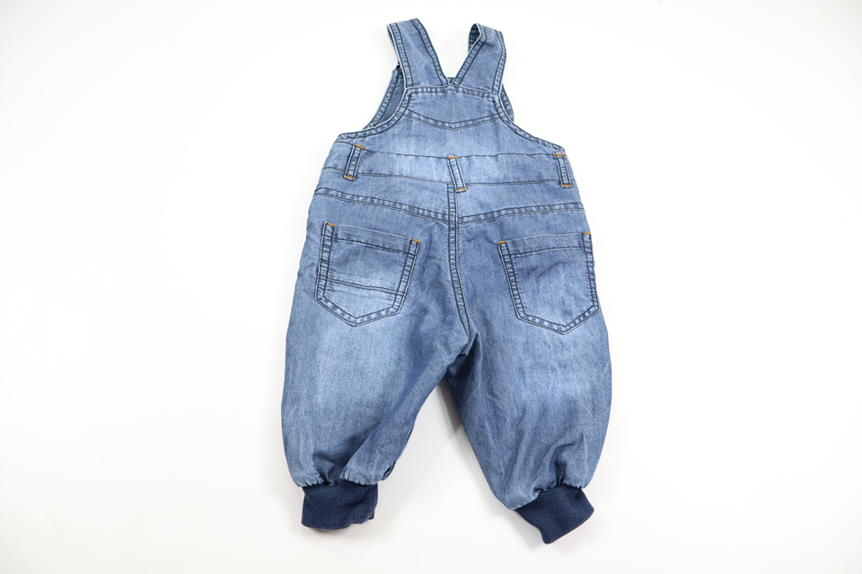 Lined dungarees from Lindex - Size 62 - Denim