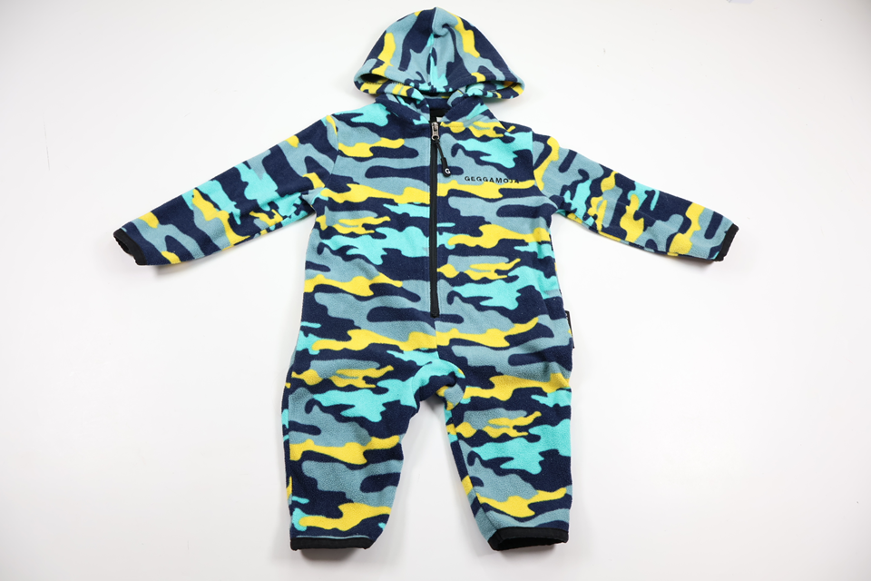 Fleece coverall from Geggamoja - Size 62/68 - Multi