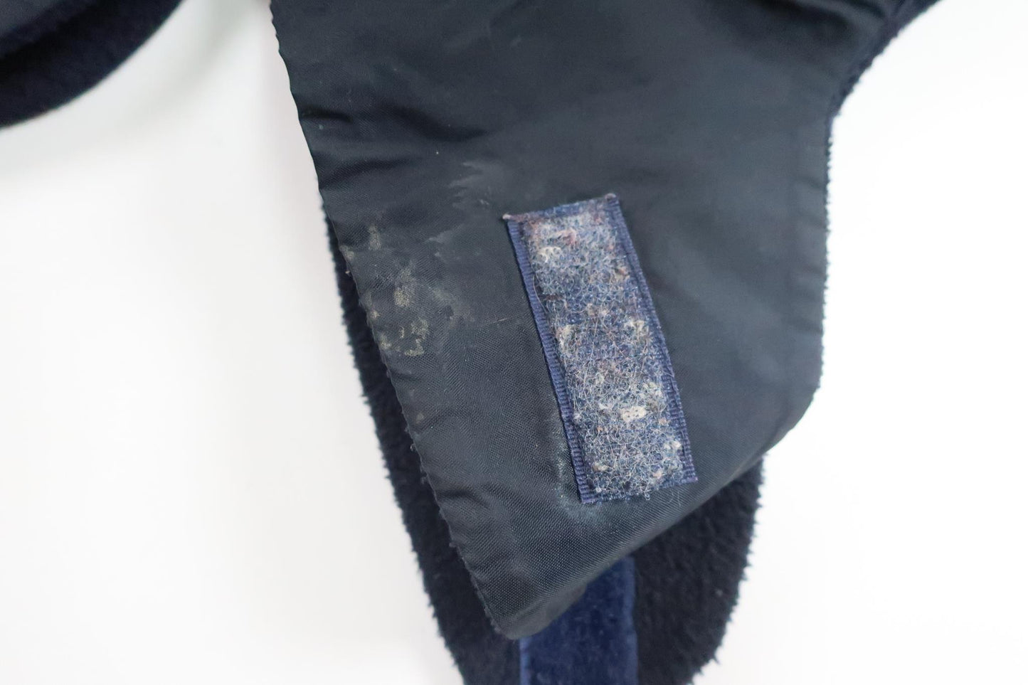 Fleece-lined vintage hat from Polarn o. Pyret - Size 48 - Navy blue