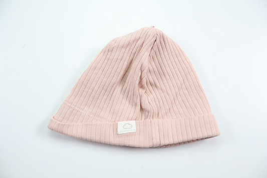 Ribbed hat from H&amp;M - Size 62 - Pink
