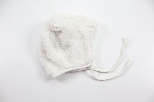 Lindex fleece hat - Size 42/44 - White