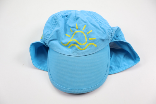 Cap with sun protection from Unknown - Size 42/44 - Blue