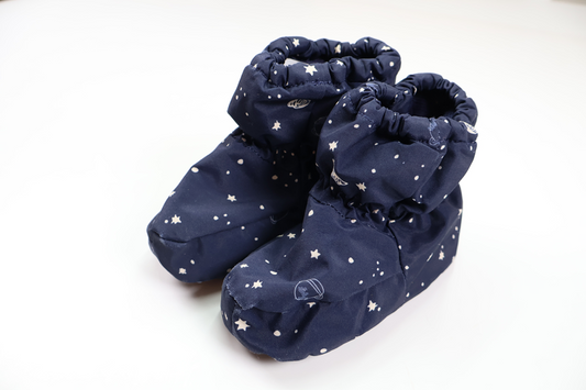 Fleece-lined booties from H&M - Size 19/21 - Navy blue