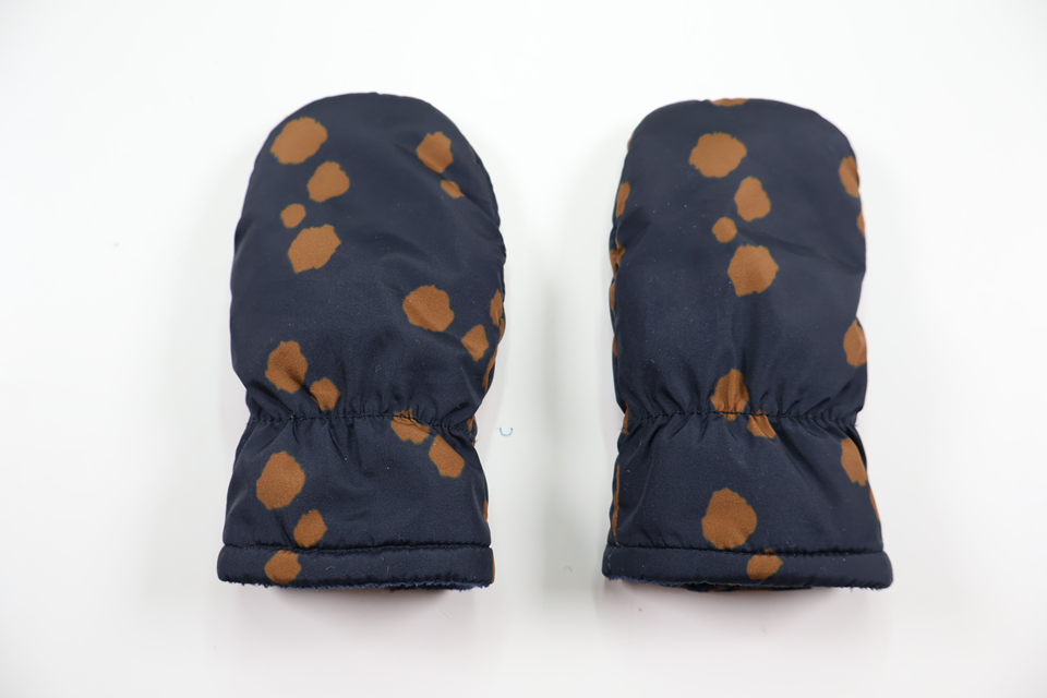 Fleece-lined mittens from Minimarket - Size 74/80 - Navy blue