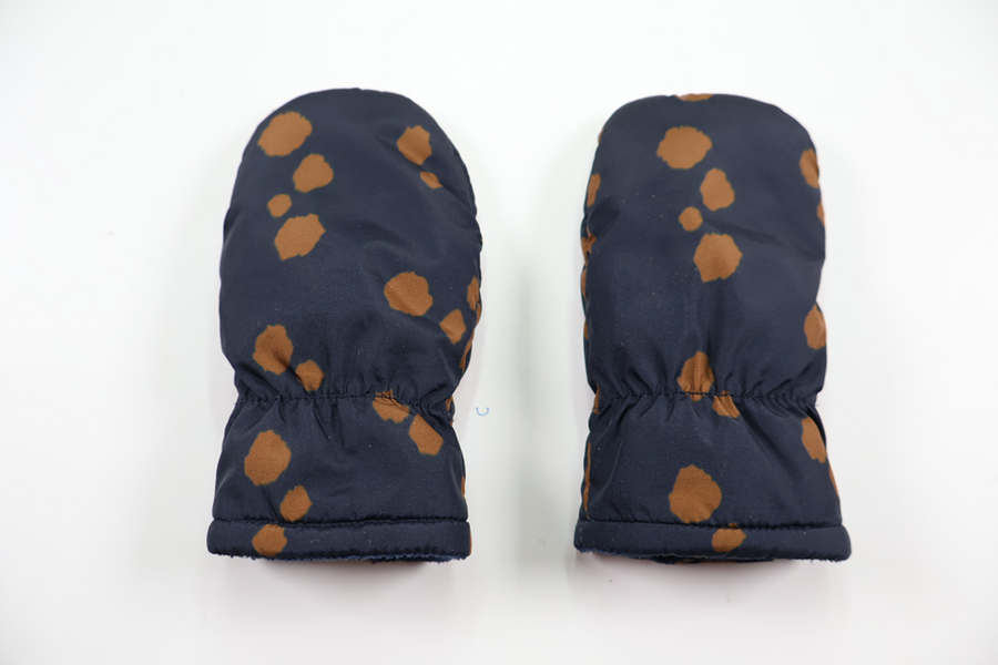 Fleece-lined mittens from Minimarket - Size 74/80 - Navy blue