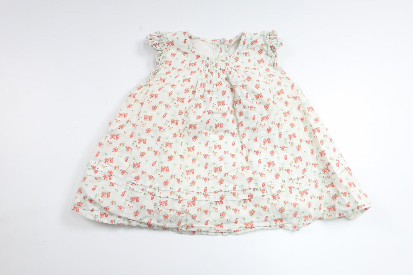 Floral tunic from Lindex - Size 74 - Off-white