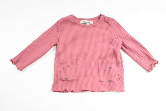 Ribbed sweater from Sweetie - Size 74 - Pink