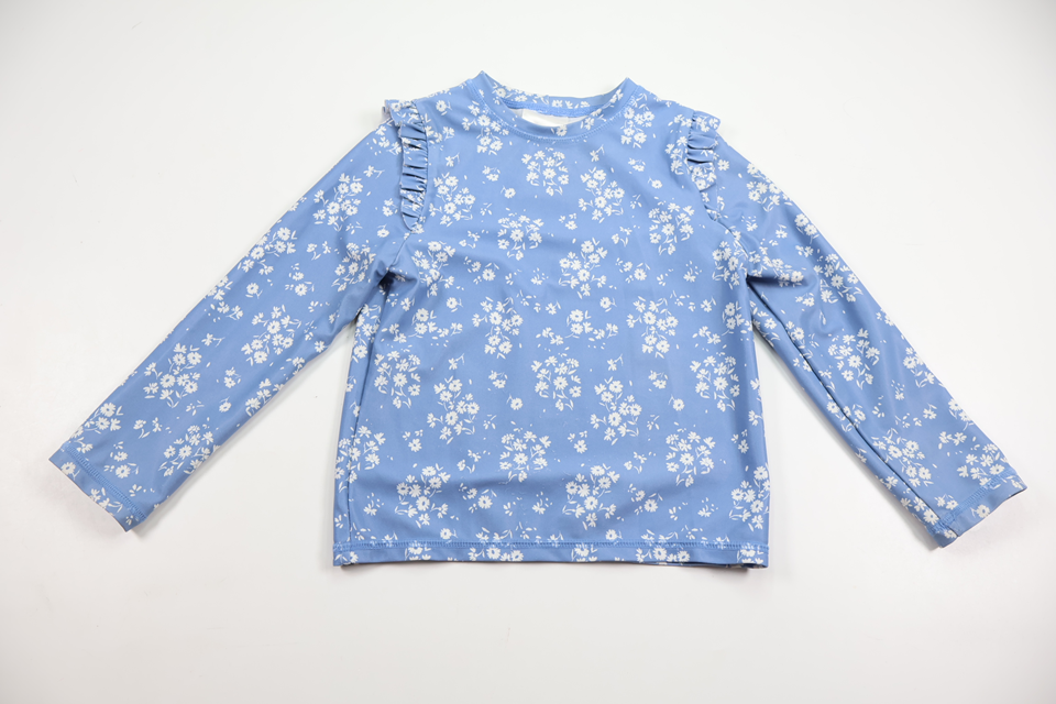 UV top with flowers from H&M - Size 86/92 - Blue