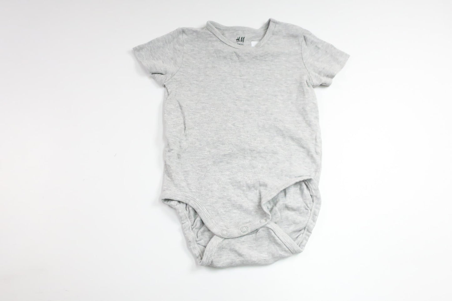 Body von H&MM - Größe 74 - Grau