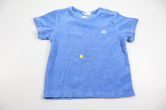 T-shirt in soft terry cloth from Kappahl - Size 86 - Blue