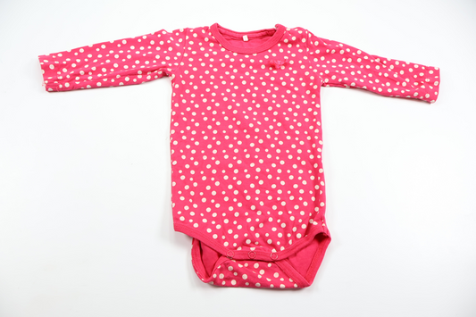 Polka dot bodysuit from Name It - Size 62 - Pink