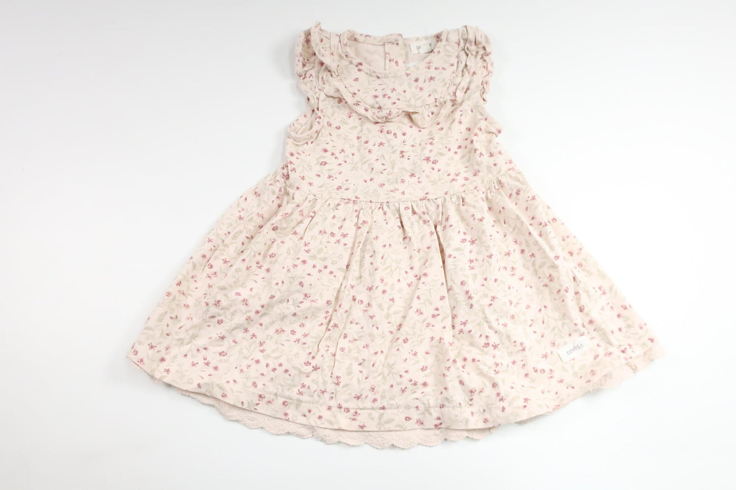 Geblümtes Kleid von Newbie – Größe 86 – Rosa