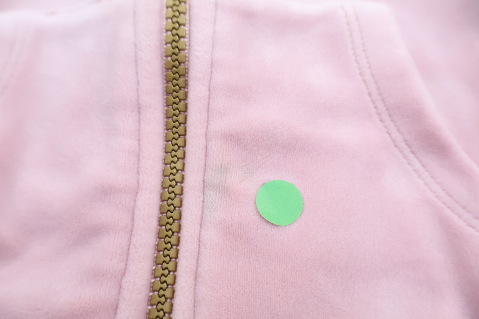 Velour hooded jacket from Uniq Baby - Size 80 - Pink