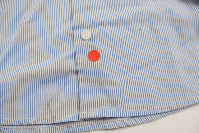Striped shirt from H&amp;M - Size 122 - Blue