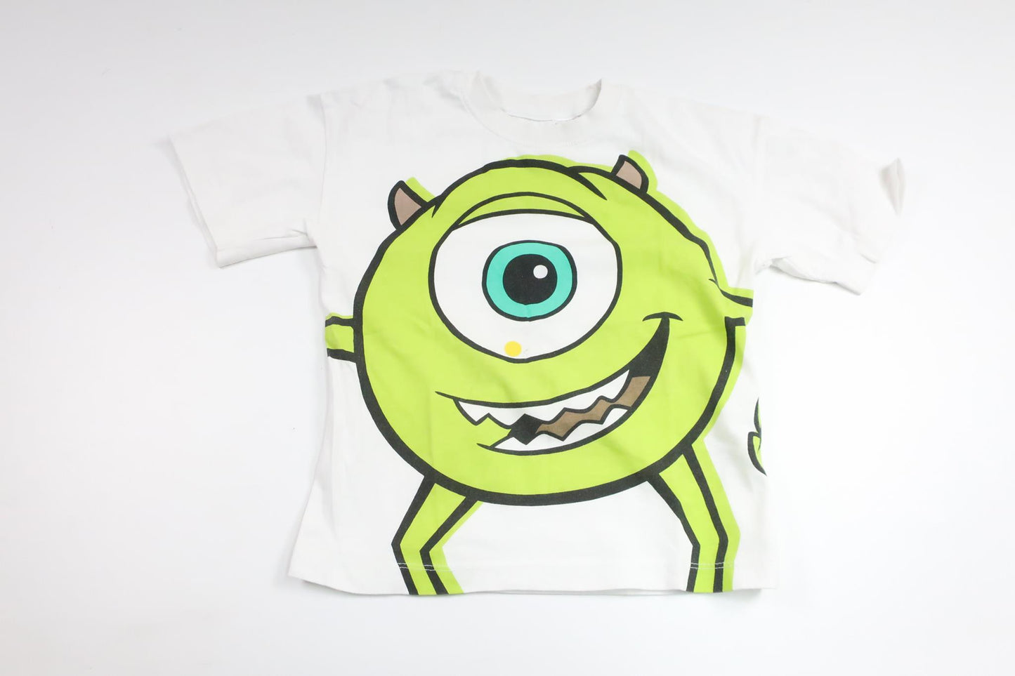 T-Shirt mit Monsters Inc. von H&MM - Größe 98/104 - Weiß