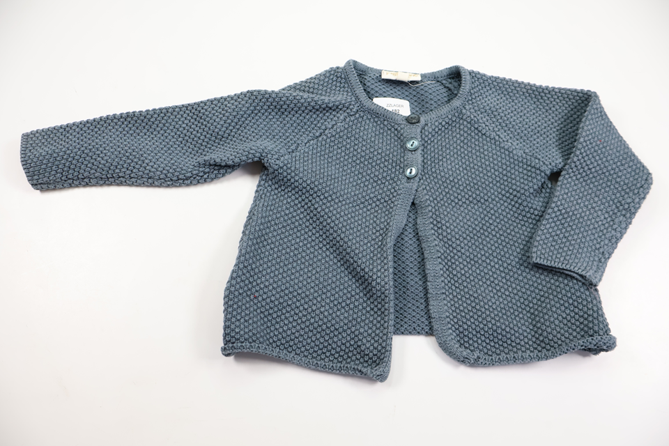 Knitted cardigan from PompdeLux - Size 80 - Blue