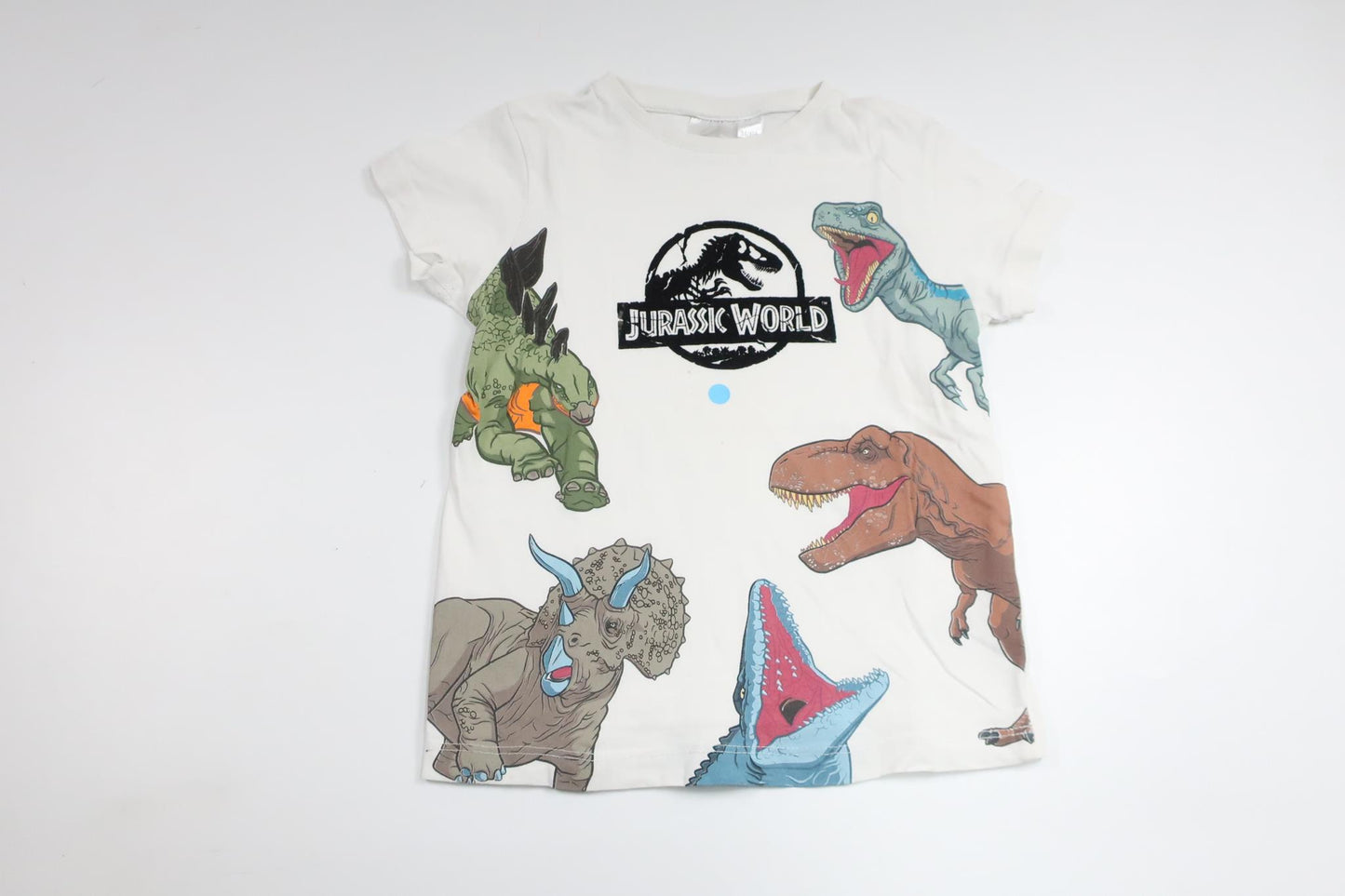 Jurassic World T-Shirt – Größe 98/104 – Weiß