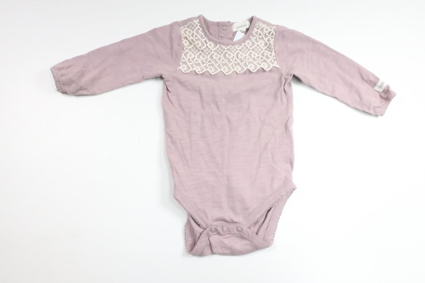 Body von Newbie – Größe 74 – Lila