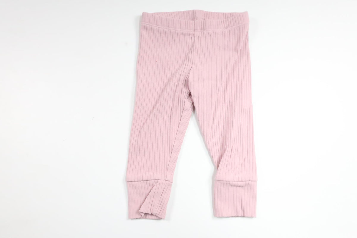 Ribbed trousers from ICA I Love Eco - Size 68 - Pink