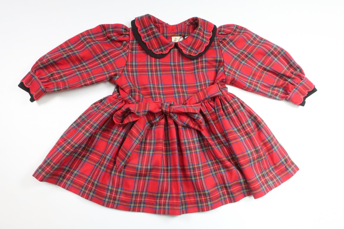 Checked dress from Kappahl - Size 74 - Red