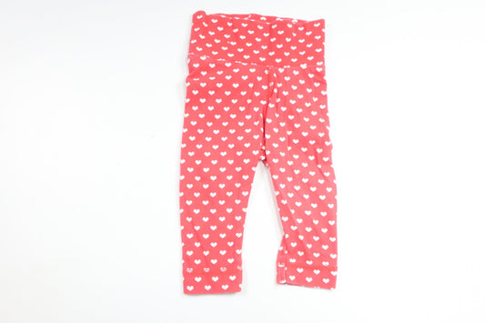 Pants with hearts from H&M - Size 68 - Red