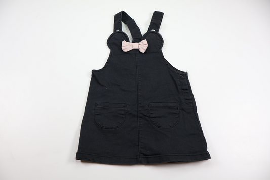 Dungaree dress with Minnie from H&M - Size 80 - Black