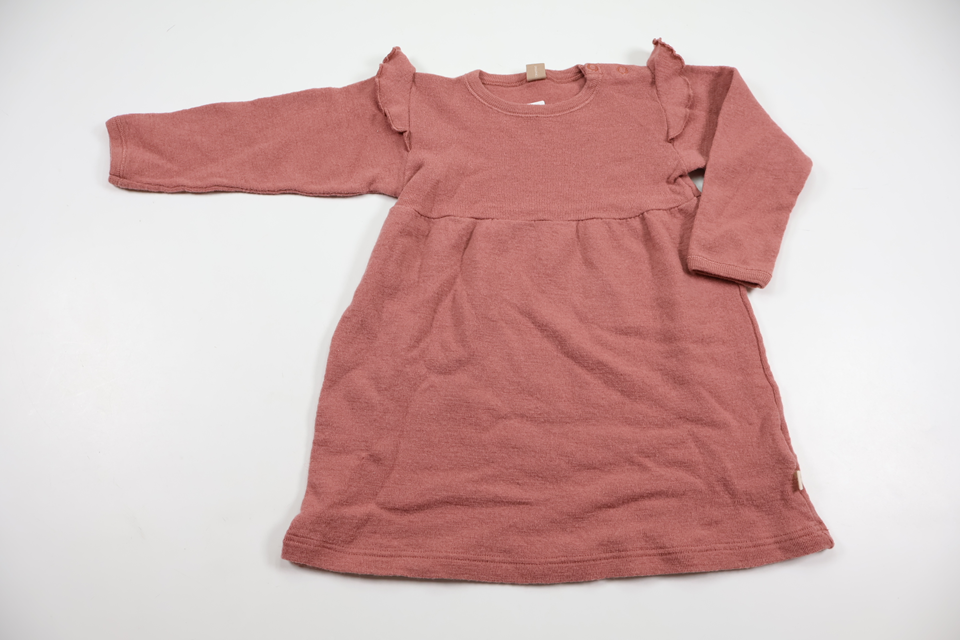Dilling 100% Organic Merino Wool Dress - Size 92 - Pink