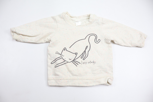 Sweatshirt from H&M - Size 74 - Off-white