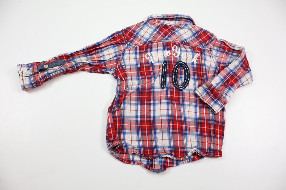 Checked shirt from Lindex - Size 86 - Red