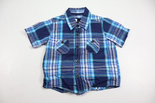 Plaid shirt from Skill Young - Size 92 - Blue
