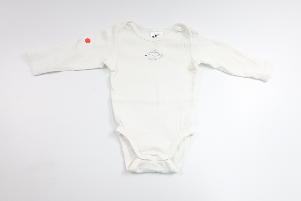 Body von H&MM - Größe 62 - Weiß