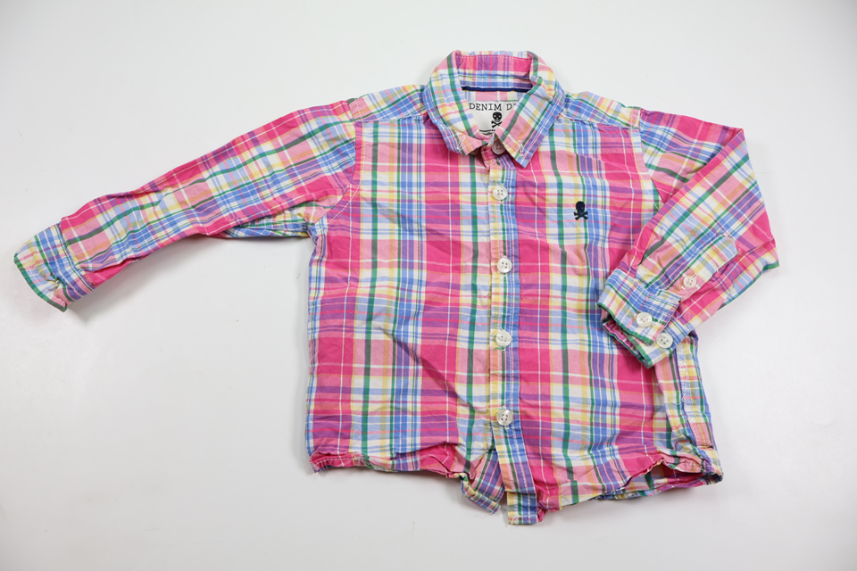 Checked shirt from Denim Day - Size 86 - Pink