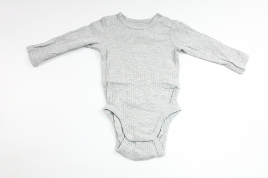 Ribbed bodysuit from H&M - Size 62 - Grey
