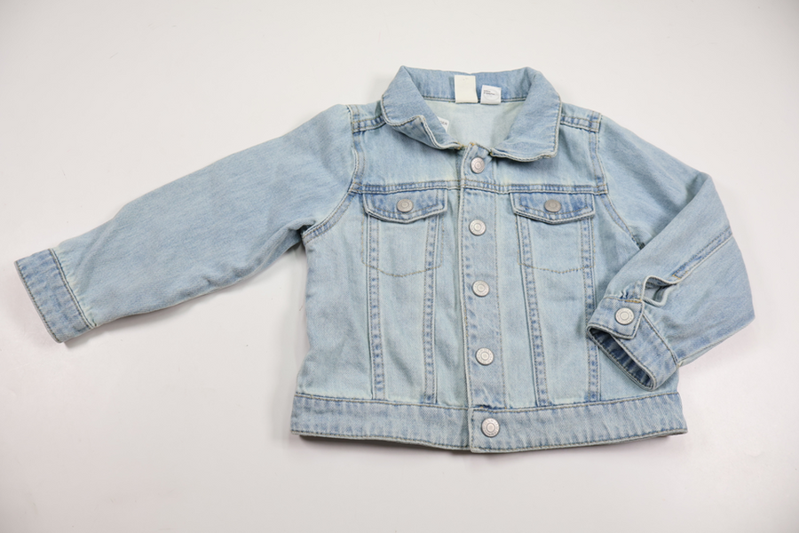 Denim jacket with Mickey Mouse from H&amp;M - Size 98 - Denim
