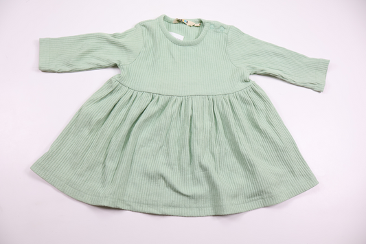 Ribbed dress from Mini - Size 68 - Green