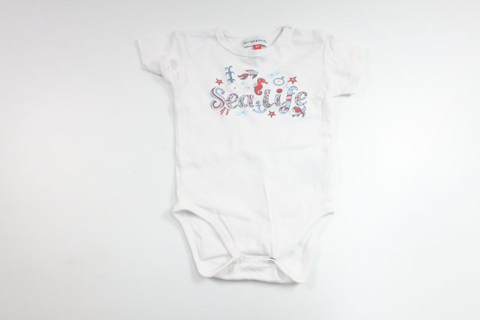 Bodysuit from Petter & Kajsa - Size 80 - White