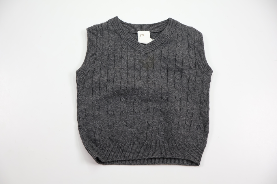 Knitted vest from H&amp;M - Size 62 - Grey