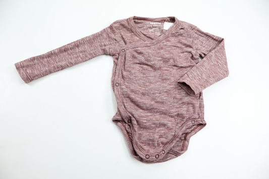 Wrap bodysuit from Lupilu - Size 62/68 - Burgundy