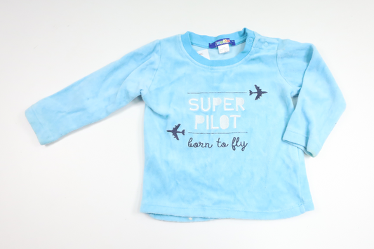 Fleece sweater from Lupilu - Size 74/80 - Blue