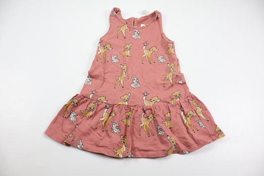 Dress with Bambi from H&amp;M - Size 86 - Pink